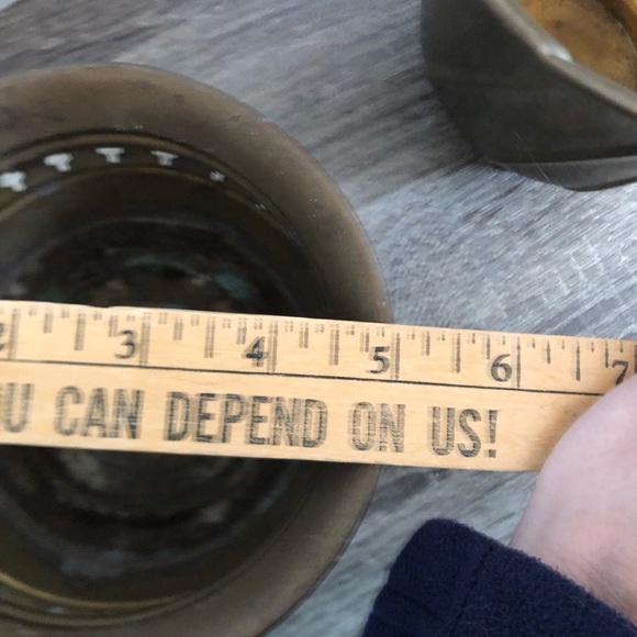 Vtg Solid Brass Indoor Planters - Picture 11 of 16